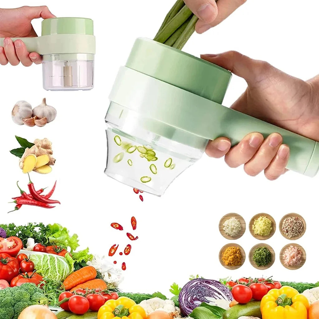 Cortador Triturador Elétrico Multifuncional Aço Inoxidável