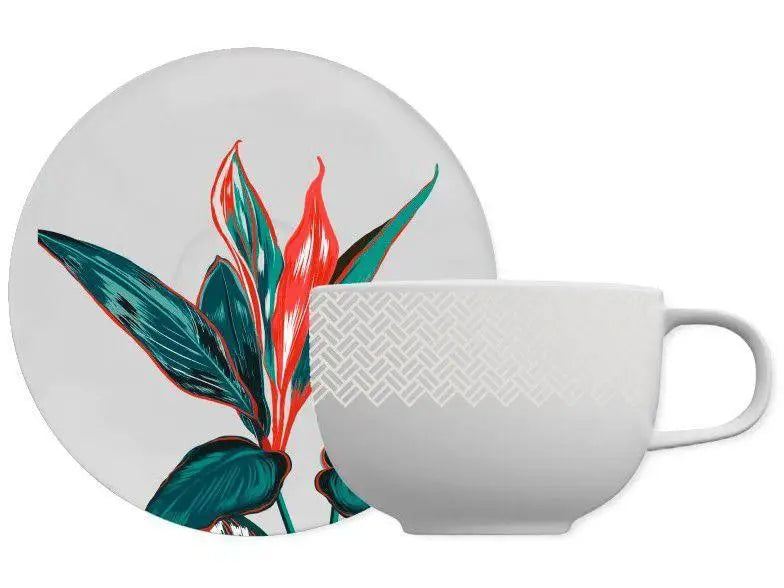 Conjunto de Jantar e Jogo de Chá - 30 Peças