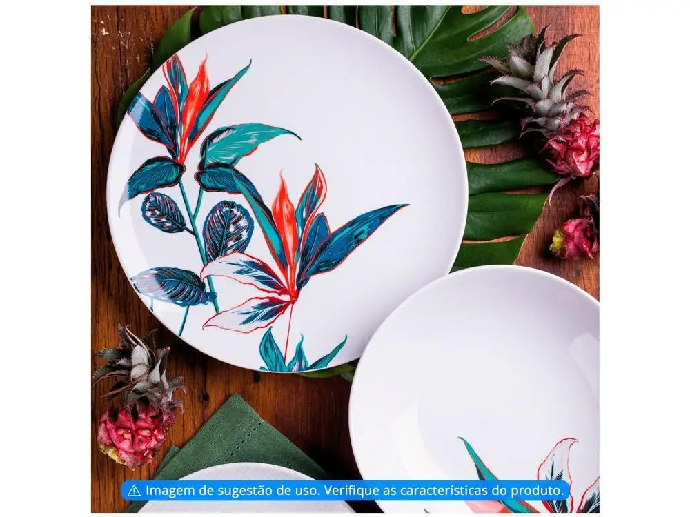 Conjunto de Jantar e Jogo de Chá - 30 Peças