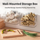 Suporte de parede para temperos de cozinha, sem necessidade de perfuração – cesta organizadora.