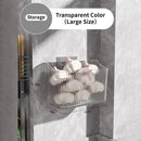 Suporte de parede para temperos de cozinha, sem necessidade de perfuração – cesta organizadora.