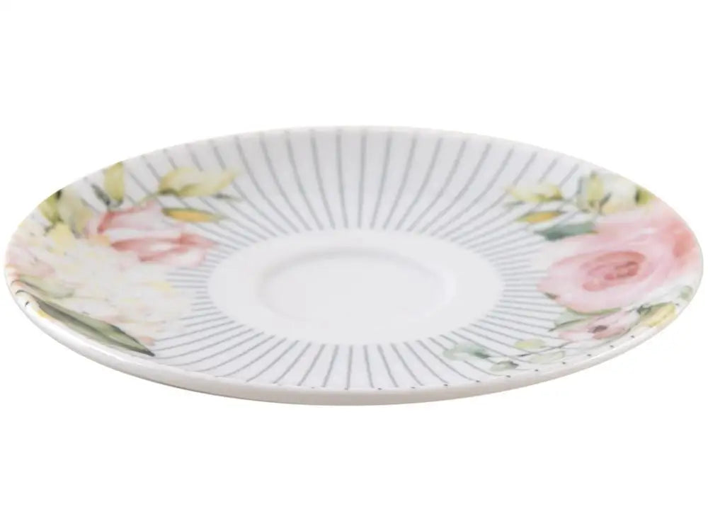 Aparelho de Jantar e Chá Tramontina Ornatta Branco Redondo em Porcelana – 20 Peças