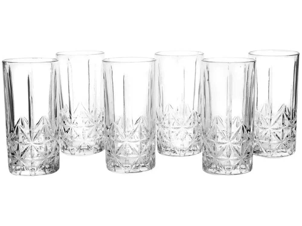 Conjunto de Copos de Vidro Haus – 6 Peças - 350 mL