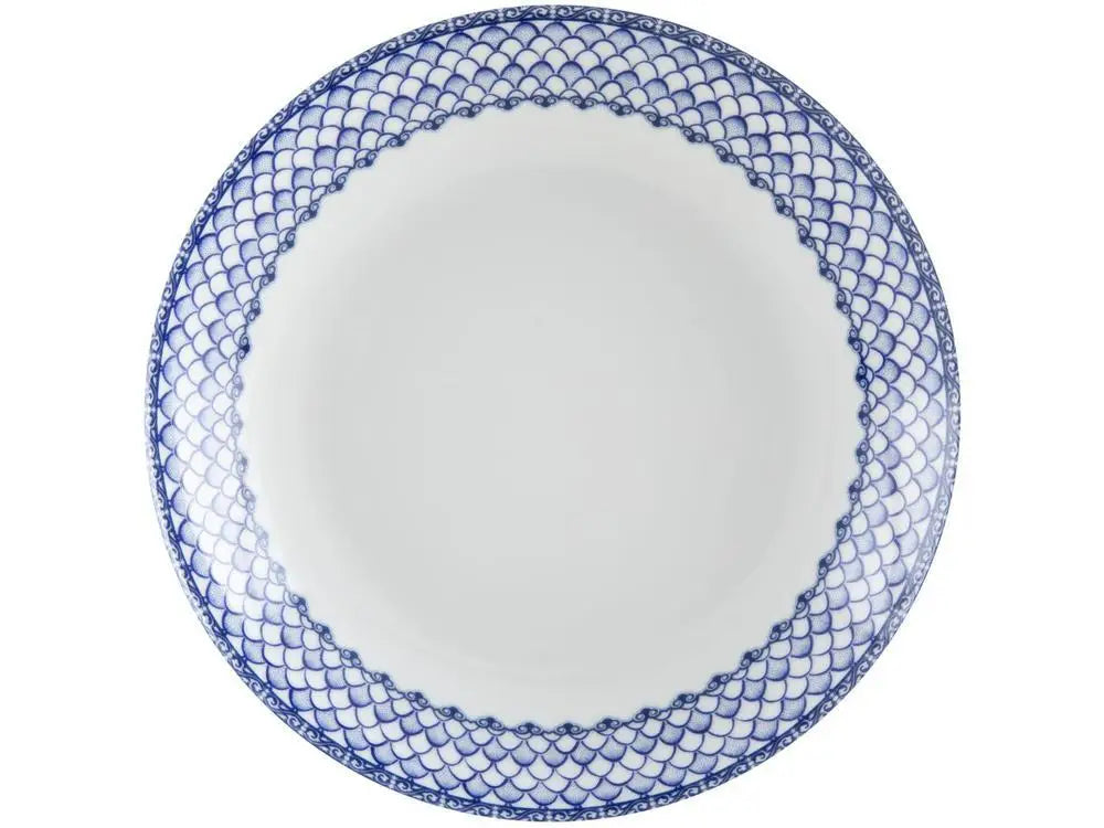 Aparelho de Jantar, Sobremesa e Chá Tramontina Umeko Azul Redondo em Porcelana – 20 Peças