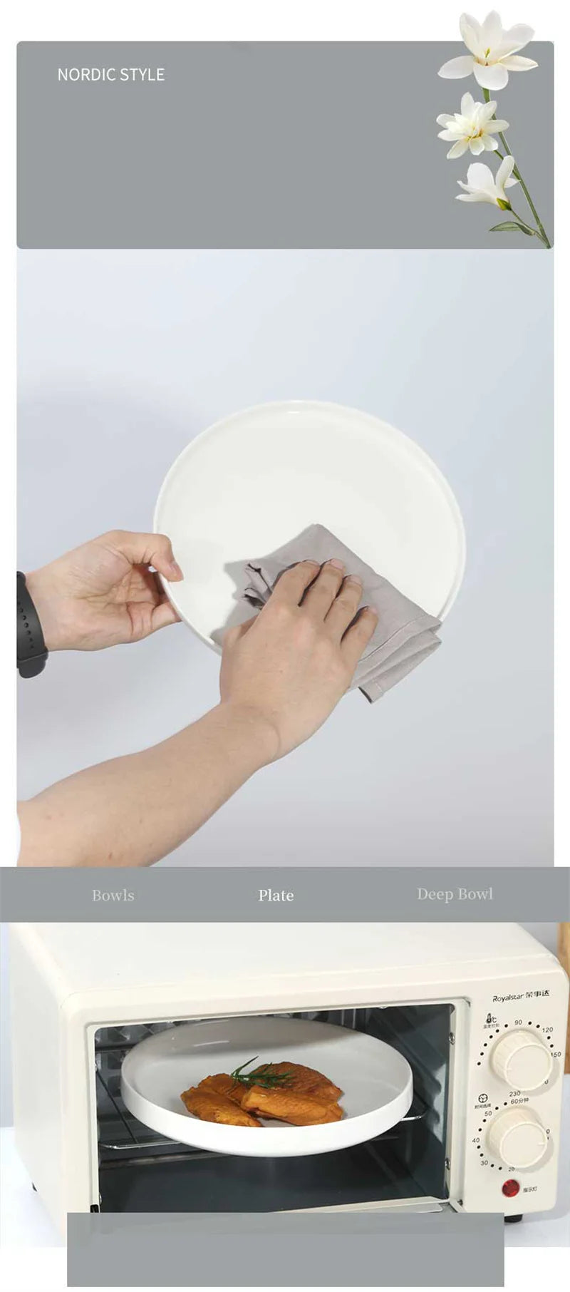 Conjuntos de louças de porcelana - 3 Peças